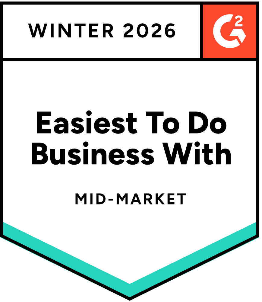 G2 Winter 2026 – Easiest To Do Business With